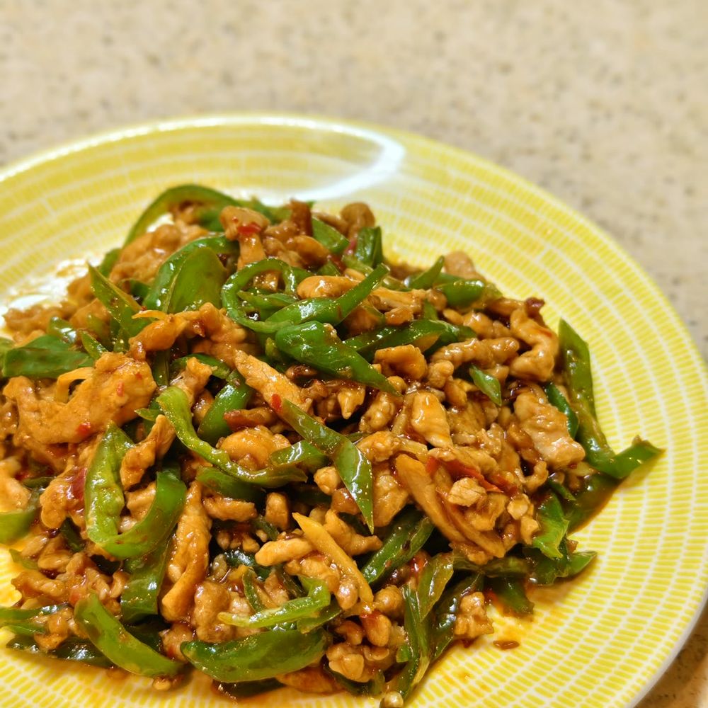 Shredded Pork with Green Peppers
