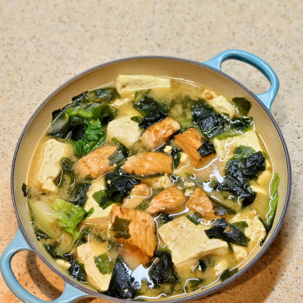 Salmon Miso Hot Pot